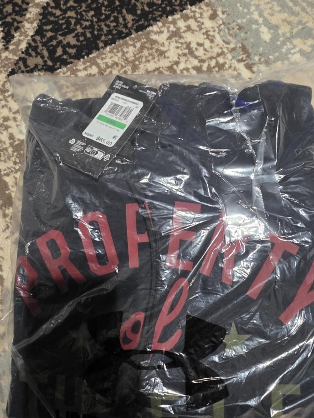 Under Armour Project Rock Hoodie Men's — "Property of the E.L.F." — Sizes S, M,
